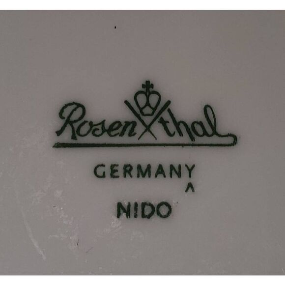 Vintage Yellow Rosenthal Germany 3 Piece Cup And Creamer Set. - Picture 6 of 7